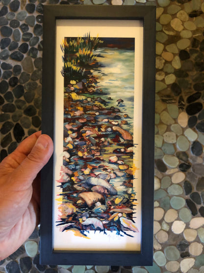 Small Hand Painted Framed Giclees 4x10s, Ani Eastwood