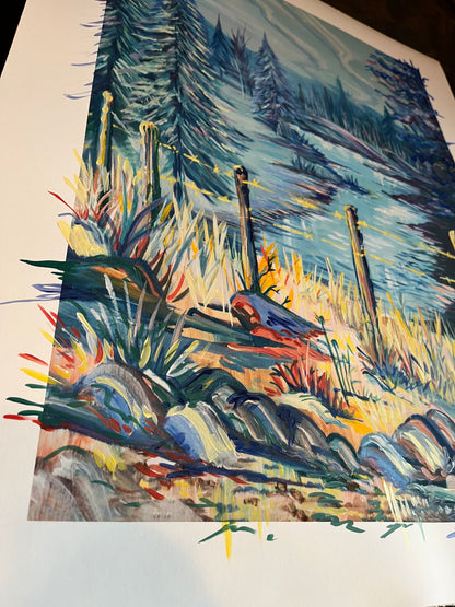 "Morning on the Blackfoot River Montana" 2009 Ani Eastwood