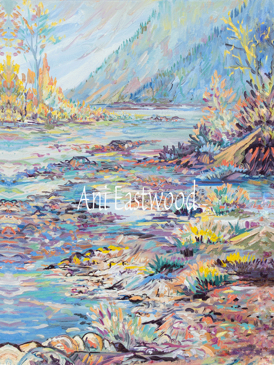 Water in the Rocks" 2023 Ani Eastwood