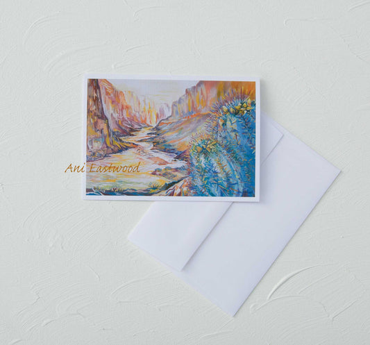 Grand Canyon White Water Greeting Card Assortment 5 cards, Ani Eastwood