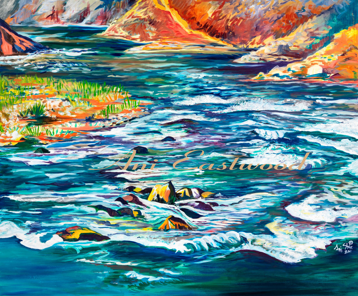 "Hance Rapid, Grand Canyon" 2005 Ani Eastwood