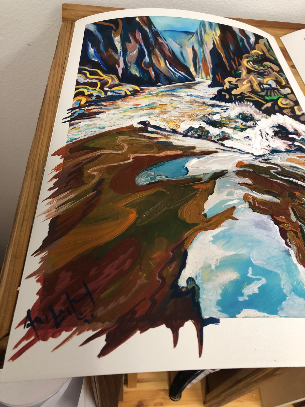 "Horn Creek Rapid Grand Canyon" 2005 Ani Eastwood