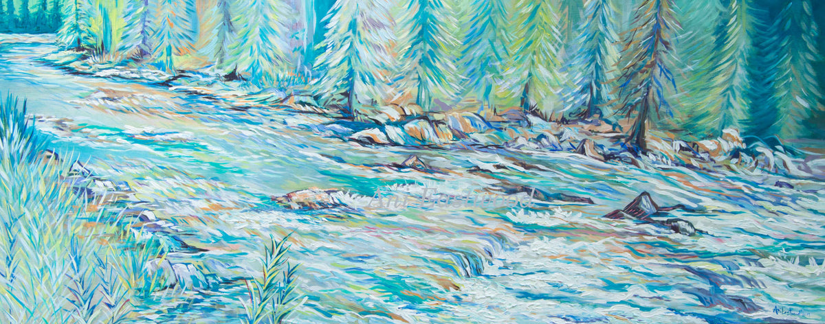 "Keeping up the Pace" 2019 Ani Eastwood Original Oil