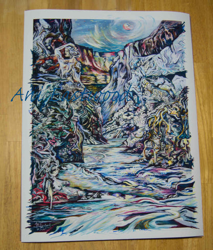 "Horn Creek at Night"  2010 Ani Eastwood