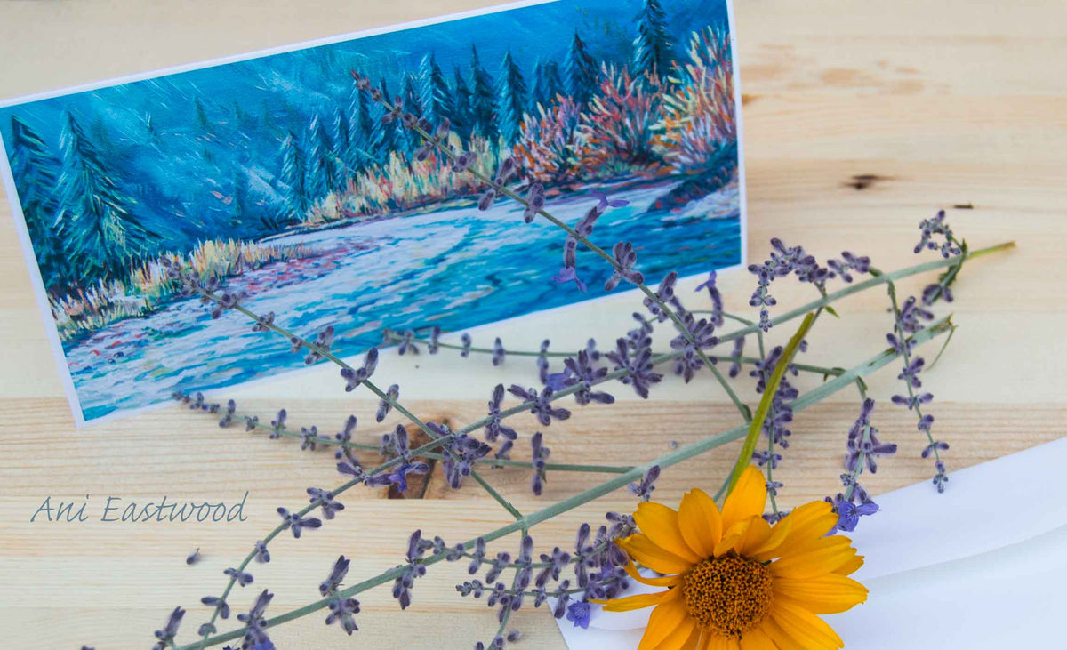 Rivers and Streams Greeting Card 6 Pack: Ani Eastwood