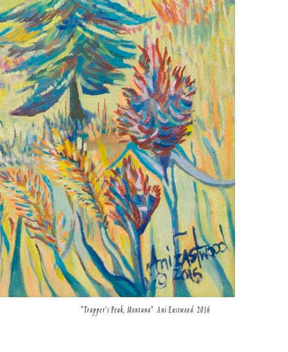 "Trapper's Peak, Montana" 1st limited edition full sized canvas